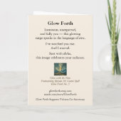 Collectable Glow Forth Greeting Card カード (裏面)