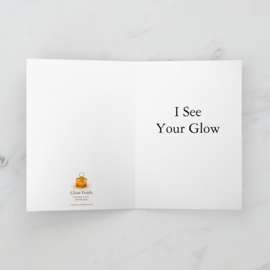 Collectable Glow Forth Greeting Card カード (内部)