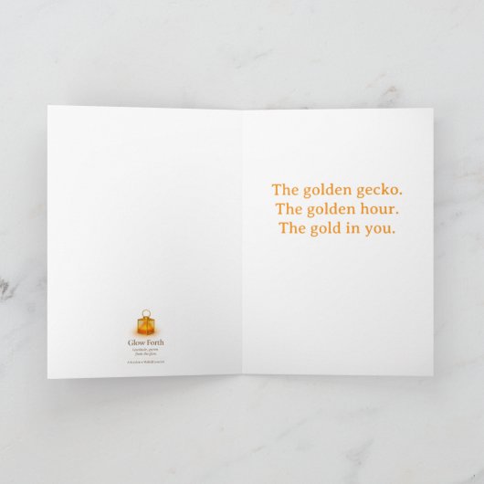 Collectable Glow Forth Greeting Card カード (内部)