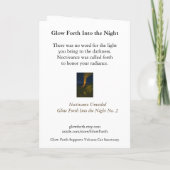 Collectable Glow Forth Greeting Card カード (裏面)