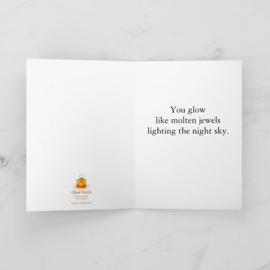 Collectable Glow Forth Greeting Card カード (内部)