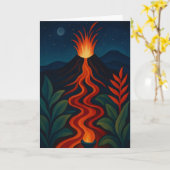 Collectable Glow Forth Greeting Card カード (黄色い花)