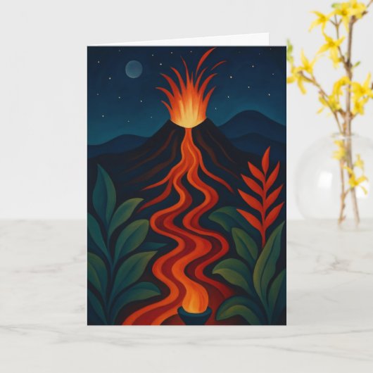 Collectable Glow Forth Greeting Card カード (黄色い花)