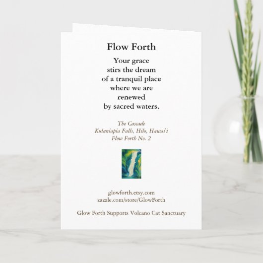 Collectable Glow Forth Greeting Card カード (裏面)