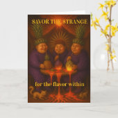 Collectable Glow Forth Greeting Card カード (黄色い花)