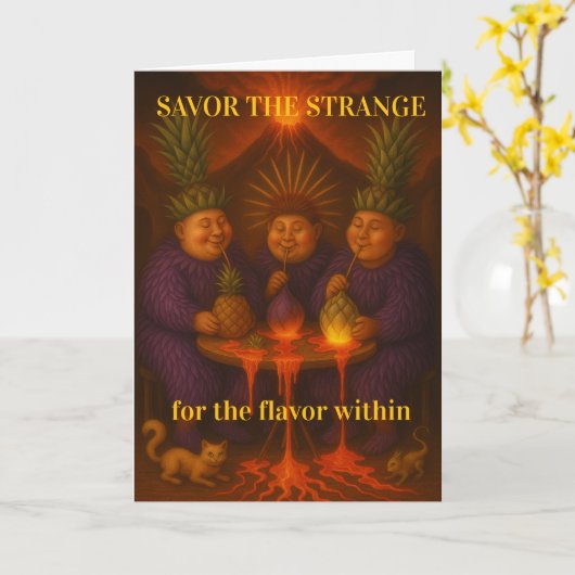 Collectable Glow Forth Greeting Card カード (黄色い花)