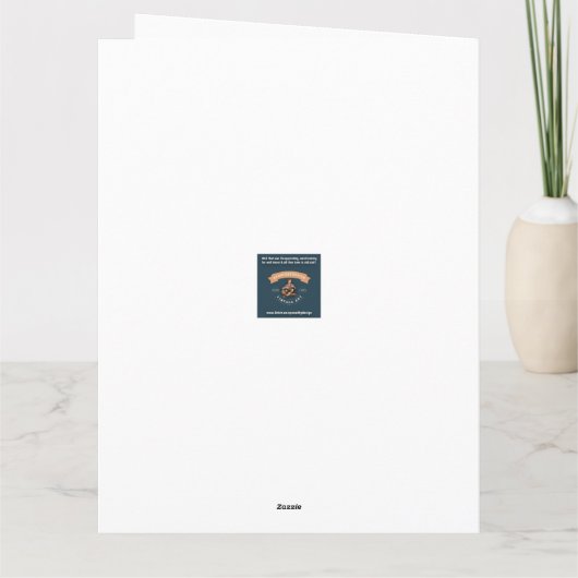 Collecting Moments Not Things Greeting カード (裏面)