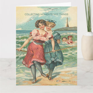 Collecting Moments Not Things Greeting カード