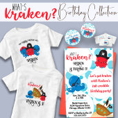 タコ海賊こども誕生日「クラケンとは」 ペーパープレート