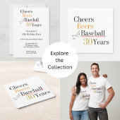 30歳の誕生日応援とビールパーティー スクエアペーパーコースター