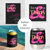 30歳の誕生日パーソナライズされた30歳 アクセサリーポーチ