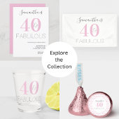 40パーソナライズされたと素晴らしいピモダンンク誕生日 横断幕