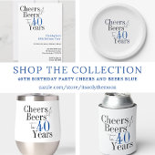 40歳の誕生日応援とビールシンプルパーティー 紙コップ