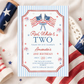 7月4日 アメリカンガール 誕生日フォト 招待状