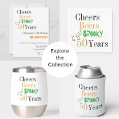 50th Birthday Halloween Spooky Cheers Party Favor