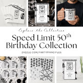 スピード制限 50歳の誕生日 招待状