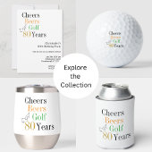 80誕生日応援ビーズゴルフパーティー 缶クーラー