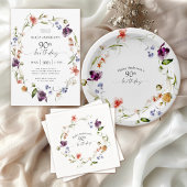 90誕生日野草花フェミニンフローラ 紙コップ