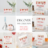 Strawberry Baby Shower 招待状