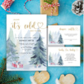 ベビー外の赤ちゃんシャワーが冷たい 招待状