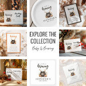 ベビーは醸造 | 赤ちゃんシャワー用の本 エンクロージャーカード