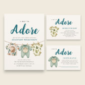 Adore Baby  Botanical Books for Baby  エンクロージャーカード