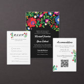 メキシカン刺繍 カップル 結婚アドバイスカード (この独立クリエイターのコレクションをカスタマイズ。)