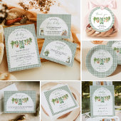 地元で育った赤ちゃんシャワーテーブル紙吹雪野菜 コンフェッティ