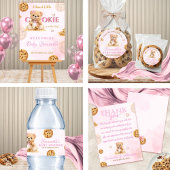Cookies and Milk Baby Shower - Teddy Bear Baby Sho 招待状