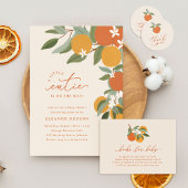 リトルかわいこちゃん柑橘類ミカンありがとう ラウンドシール