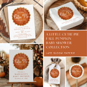 小さなかわいこちゃんパイかぼちゃの赤ちゃんシャワービンゴカード 招待状