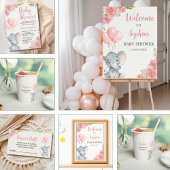 A Little Peanut is on the Way, Baby Shower Girl フェイバーボックス