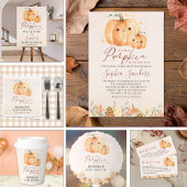 Fall Baby Shower Favor - "A Little Pumpkin フェイバーボックス