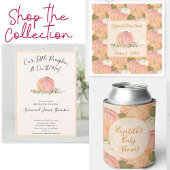 小さなかぼちゃが秋の赤ちゃんシャワーの途中にある 招待状