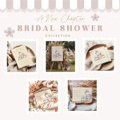 新しい一章がカボチャのブライダルシャワーを始める ラウンドシール