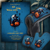 不気味なハロウィーンのシーン ネクタイ