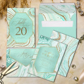 抽象芸術結婚AgateのMint ID827 フェイバーボックス