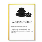 Traditional TCM Wall Art for Acupuncturist ポスター