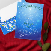 Custom Christmas Minimal Japanese Calligrapy Pink シーズンカード (この独立クリエイターのコレクションをカスタマイズ。)