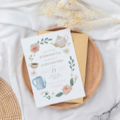 アフタヌーンティーベビーシャワー招待状 招待状