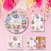 Alice in Wonderland 1st Birthday Onederland スタンダードカクテルナプキン