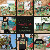 カスタマイズ可能なアロハハッピーバースデートロピカル 紙コップ