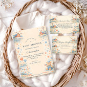 American Boy Red White Blue Baby Shower スタンダードカクテルナプキン