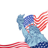 Personalized American Flag Patriotic USA  ノートパッド