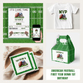 アメリカンフットボール1年連続1回目の誕生日 ラッピングペーパー