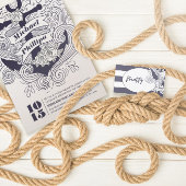 海の錨のウェディング 招待状