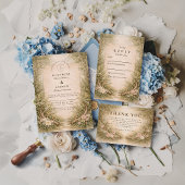 Antler Forest Romance Wedding セーブザデート