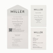 Architectural Place Card Menu プレイスカード