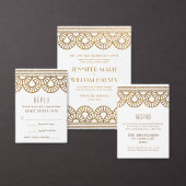 金ゴールドアールデコギャツビースタイル結婚ズ フェイバータグ (この独立クリエイターのコレクションをカスタマイズ。)