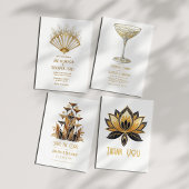 Art Deco Roaring 20s Gatsby Champagne Tower セーブザデート